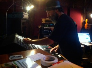 Photo of engineer Barry Goldberg at Little Box Studios.