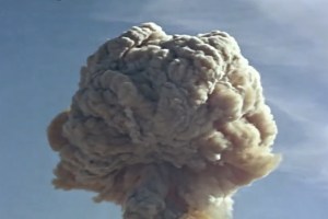 Photo of an atomic explosion