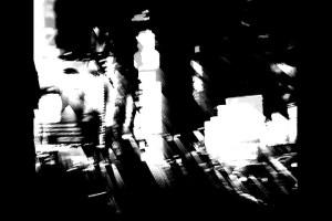 Abstract photo of Times Square